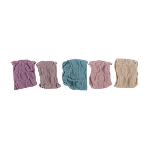 Unique Bargains Women Fashion Wide Hair Rope Colorful 5 Pcs - 1 of 4