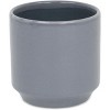 Cheung's Elegora Straight Side Solid Color Ceramic Pot - Medium - Gray - 2 of 3