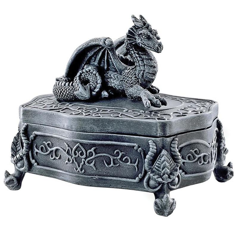 Design Toscano Legendary Dragon of Glenshire Lidded Box, 2 of 4
