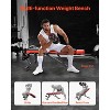 VEVOR Weight Bench, 660lbs Adjustable Weight Bench Press for Full Body Workout, Exercise Sit up Bench for Home Gym Strength Training, Black&Red - 3 of 4
