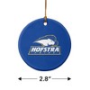 Hofstra University Lions Logo Porcelain Holiday Christmas Tree Ornament - 3 of 4