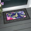 Evergreen Midnight Butterfly Sassafras Indoor Outdoor Switch Doormat 1'10"x10" Multicolored - 4 of 4
