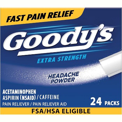 Goody's Extra Strength Headache Powder, 24 Count