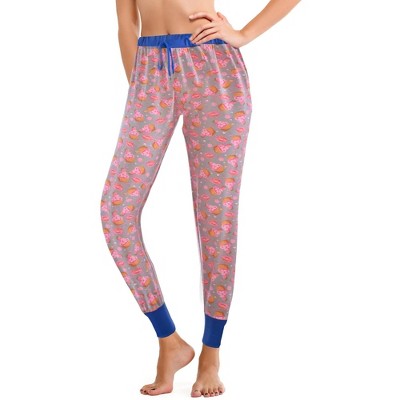 JEFFRICO Pajama Pants For Women Soft Comfy Drawstring Jogger Pajama Pants Sleepwear