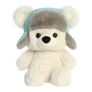 Aurora Large Baby Bear Benny Holiday Festive Stuffed Animal White 13" - 1 of 4
