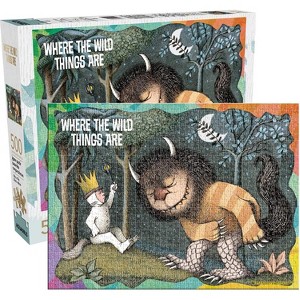Aquarius Puzzles Where The Wild Things Are 500 Piece Jigsaw Puzzle - 1 of 4