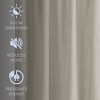 Awesome Home  Garrett Textured Tie Knots Curtains Pair - 2 of 4