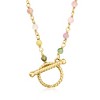 Ross-Simons 20.00 Carat Emerald, 18.00 Carat Rose Quartz and 11.00 ct. t.w. Multicolored Tourmaline Bead Jewelry Set: 2 Interchangeable Pendants With - 4 of 4