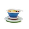 Prepworks Collapsible Storage Bowl Set: 3-Piece Food Storage Containers with Lids, Dishwasher-Safe, Red/Green/Blue - image 3 of 4