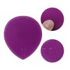 Unique Bargains Silicone Facial Cleansing Brush with Suction Cup 3.23"x2.76"x1.5" 1 Pc - 3 of 4