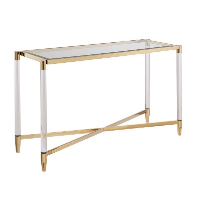 gold console table target