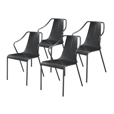 New Pacific Direct Callum Metal Chair,Set of 4