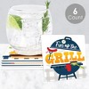 Big Dot of Happiness Fire Up the Grill - Funny Summer BBQ Picnic Party Decorations - Drink Coasters - Set of 6 - 2 of 4