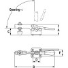 De-Sta-Co  Toggle Clamp,Horiz,0.67 In,2.66 In 205-U - 2 of 2