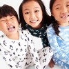 Primary Kids Organic Long Sleeve Pj Top In Holiday Animal Friends - 3 of 4