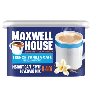 Maxwell House International Vanilla Cafe Medium Roast Beverage Mix - 8.4 oz. - 1 of 4
