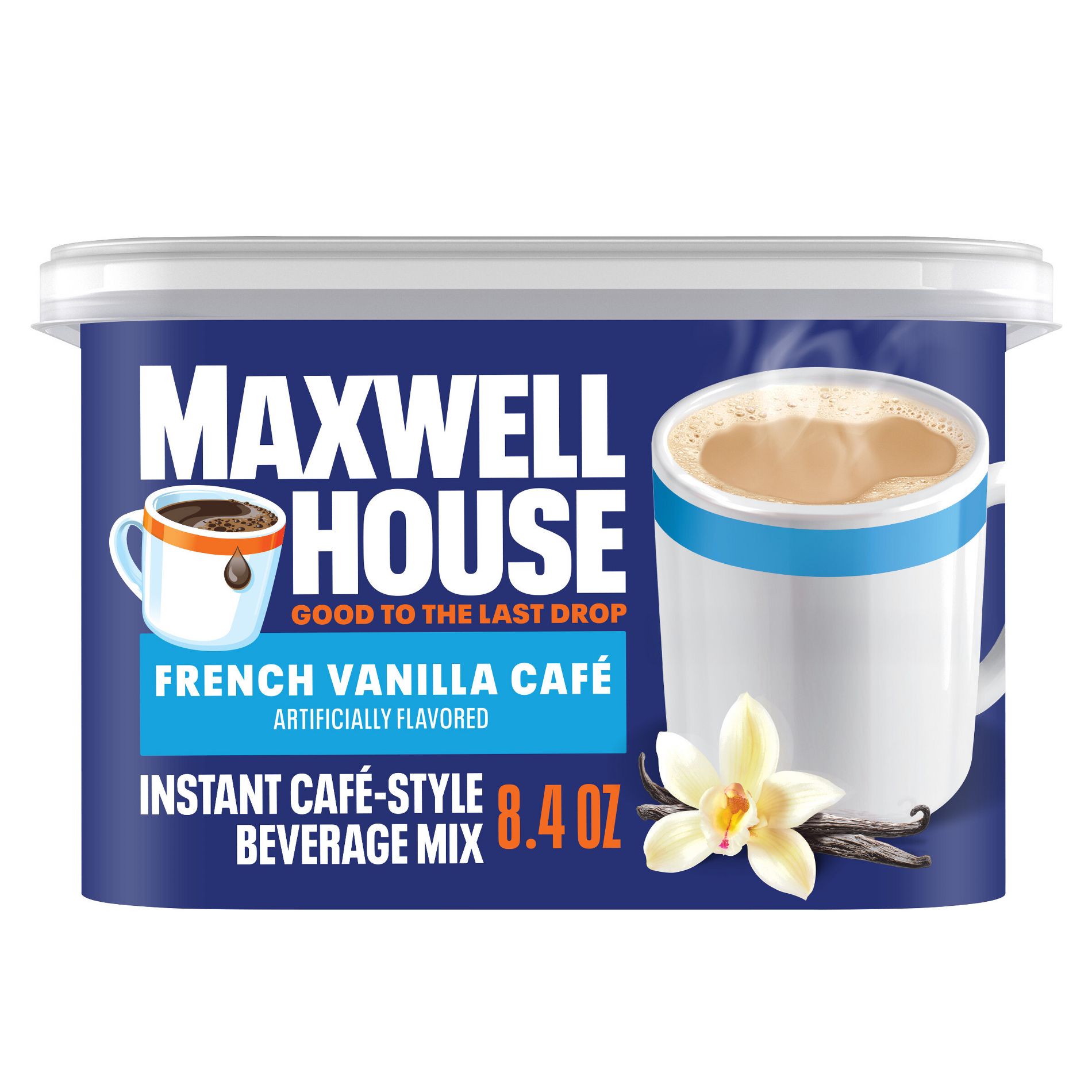 Maxwell House International Vanilla Cafe Medium Roast Beverage Mix - 8.4 oz.