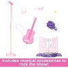 Barbie 65th Anniversary Doll & 10 Accessories, Pop Star Set with Brunette Singer Doll - 4 of 4