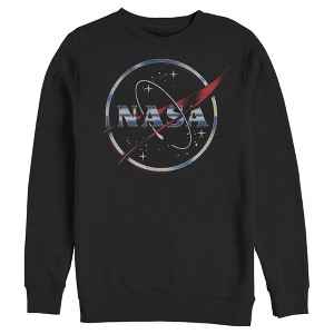 Men's NASA 80s Space Station Logo Sweatshirt - 1 of 3