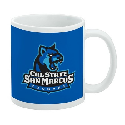 California State University San Marcos Primary Logo Ceramic Coffee Mug Novelty Gift Mugs for Coffee Tea and Hot Drinks 11oz White