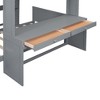 NicBex Full over Twin Bunk Bed Loft Bed with Desk Pine Bed Frame with Shelves, Drawers, Wardrobe, Ladder and Guardrail, No Box Spring Required - 4 of 4