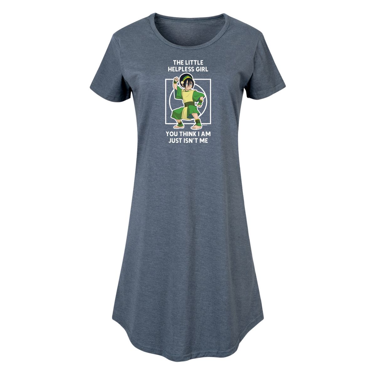 Women's - Avatar - The Last Airbender - Toph Graphic T-shirt Dress