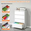 ACEPANO 52.36 in. H Metal Lateral File Cabinet with Lock & 4 Drawers for Office & Home-White - 2 of 4