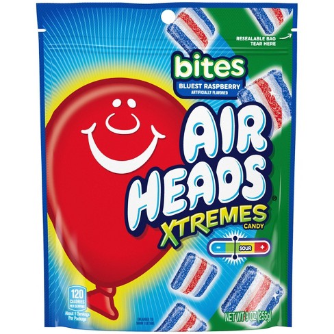 Airheads Xtremes Blue Raspberry Candy Standup Bag 9oz Target