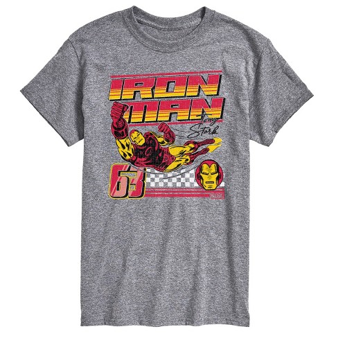 Men's - Marvel - Iron Man Racing Short Sleeve Graphic T-Shirt - image 1 of 3