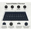 A1HC Large Outdoor Doormat, 24"X57", Natural Rubber Grill Drainable Design & Anti Fatigue Door mat - 3 of 4