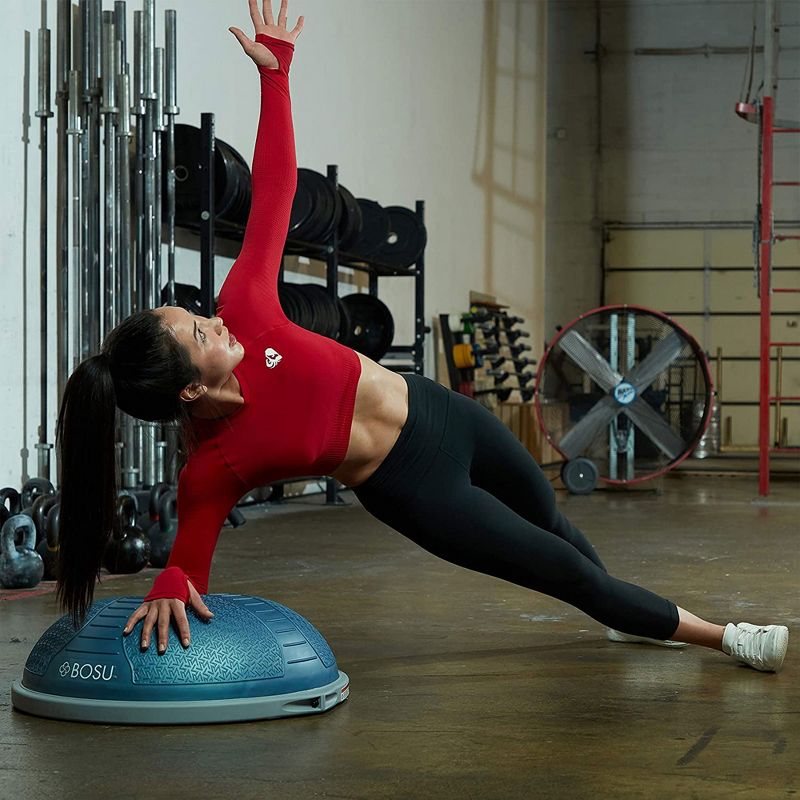 Bosu Pro NexGen 25" Home Fitness Exercise Gym Strength Flexibility Balance Non-Skid Trainer  - Blue, 6 of 8