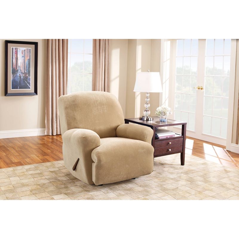 Stretch Pique Lift Recliner Slipcover - Sure Fit, 3 of 6