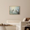 Art Remedy Two birds and a blossom branch II Rustic Chic Farmhouse Wall Art Framed - 2 of 4