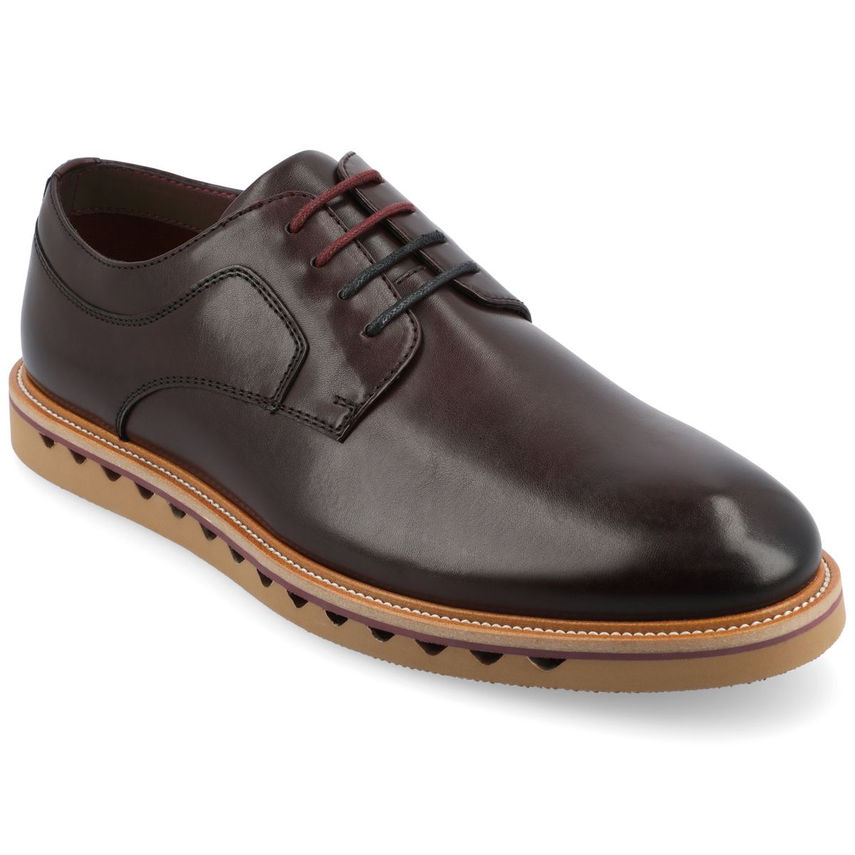 Vance Mens William Plain Toe Lace-up Derby - thumbnail 10