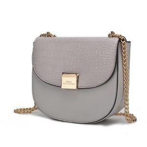 MKF Collection Brooklyn Crocodile Embossed Vegan Leather Women’s Shoulder Bag by Mia K - 1 of 4