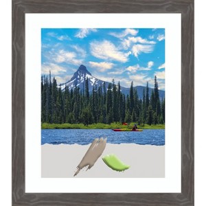 Amanti Art Woodridge Rustic Grey Wood Picture Frame - 1 of 4