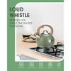 Itopfox Stovetop Whistling Tea Kettle, 2.1 Quart Stainless Steel Teapot with Heat-Resistant Handle, Compatible with All Stoves - 4 of 4