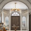 18 - LightsLuxury Sputnik Globe Alabaster Chandelier - 2 of 4