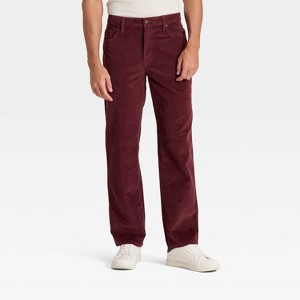 Men's Straight Fit Corduroy 5-Pocket Pants - Goodfellow & Co™ - 1 of 3