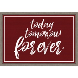 Amanti Art Valentines Sentiment VII Forever by Tara Reed Canvas Wall Art Print Framed 23 x 16-in. - 1 of 4