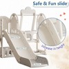 VYNXARIA Gray 5 - in - 1 Toddler Play Set: Slide, Climbing, Swing, Built - Tough & Easy Assembly - 3 of 4
