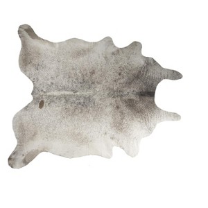 HomeRoots 5' X 7' Taupe and Ivory Cowhide Hand Knotted Area Rug - 1 of 4