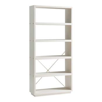 70.75" Easthill Modern 5 Open Shelf Bookcase - miBasics