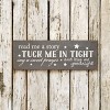 Slickblue Sweet Goodnight Quote Sign, 3.5x10 Rustic Knotty Pine Wood Plaque, Wall or Shelf Decor - 2 of 3