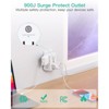Itopfox 2-Pack Surge Protected Outlet Splitter with 6 AC Sockets, Multi Plug Wall Adapter for Home, Office, Dorm, Travel - 4 of 4