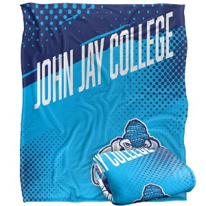 John Jay College Of Criminal Justice Fan Zone Silky Touch Super Soft Throw Blanket 50x60 - 1 of 4