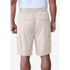 Boulder Creek by KingSize Men's Big & Tall Renegade 9" Full Elastic Waist Cargo Shorts - 3 of 4
