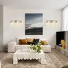 POWLIG Modern Transitional Vanity Light - Dimmable Bathroom Lighting with Clear Glass Shades - 4 of 4
