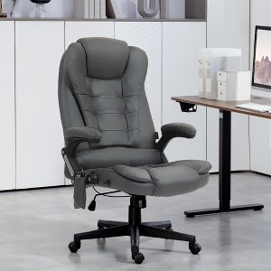 PAGED Adjustable Height Office Chair, Modern Massage Chair with Reclining Back and Heating Function, Ergonomic Executive Chair for Office - 1 of 4