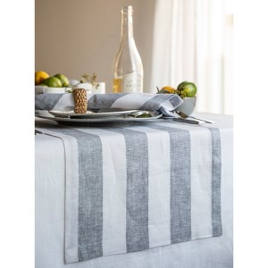 Solino Home Striped Linen Table Runner | Cabana Stripe - 1 of 4